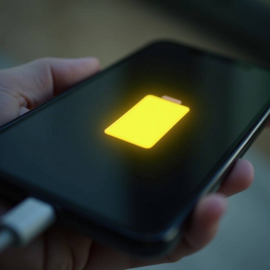 proč je baterie mého iPhone žlutá při nabíjení