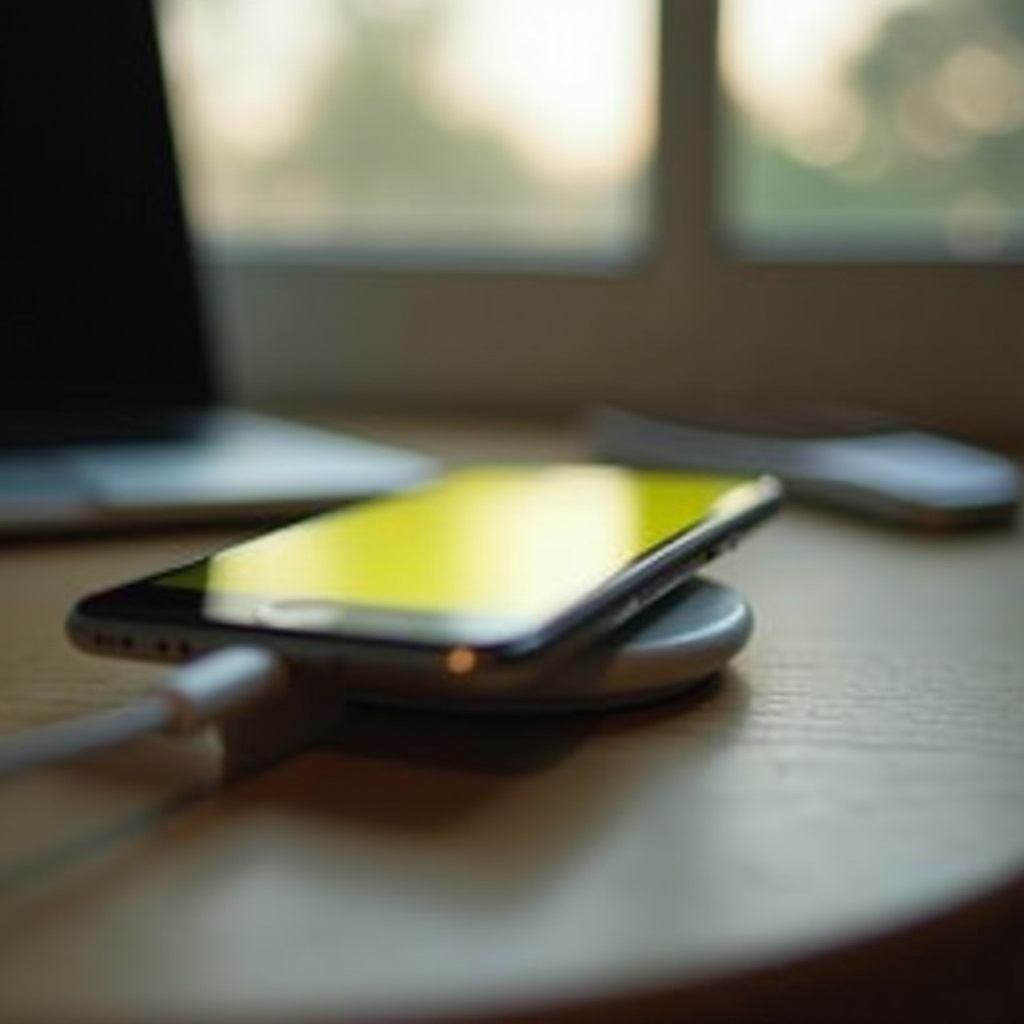 dlaczego moja bateria w iPhonie jest żółta podczas ładowania