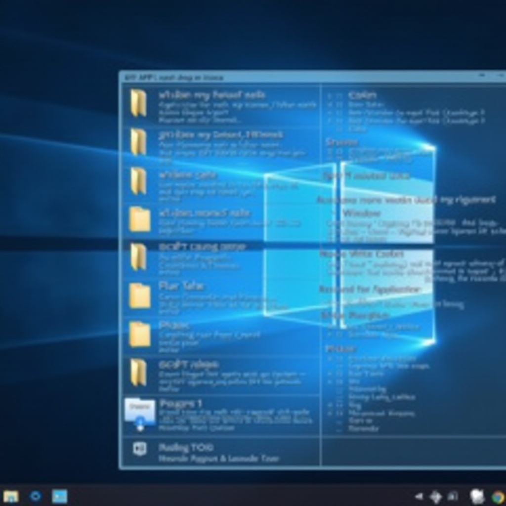 cum să accesezi folderul cu aplicații în Windows 10