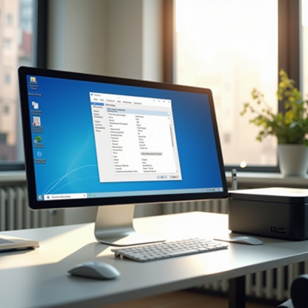 ustawienia drukarki w systemie Windows 10