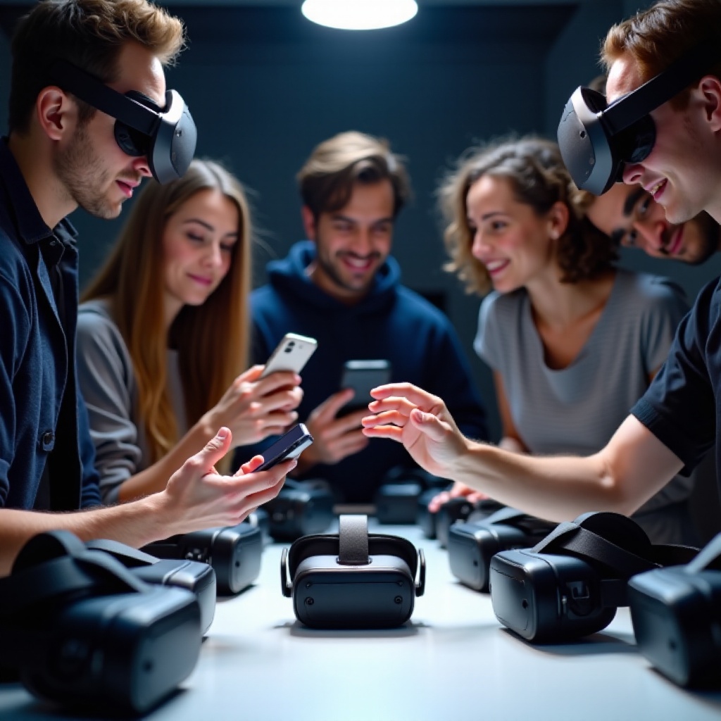 telefon pro VR headset