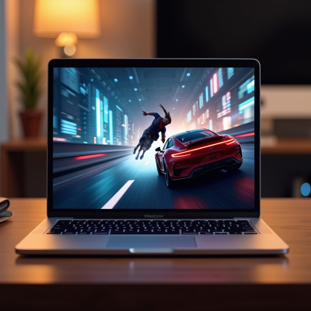 أداء الألعاب على ماك بوك برو