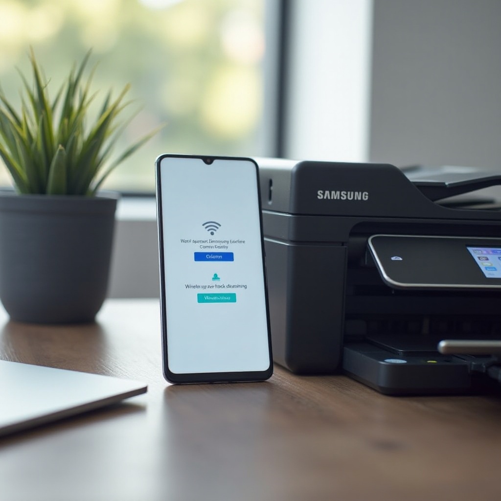как да добавите принтер към телефон Samsung