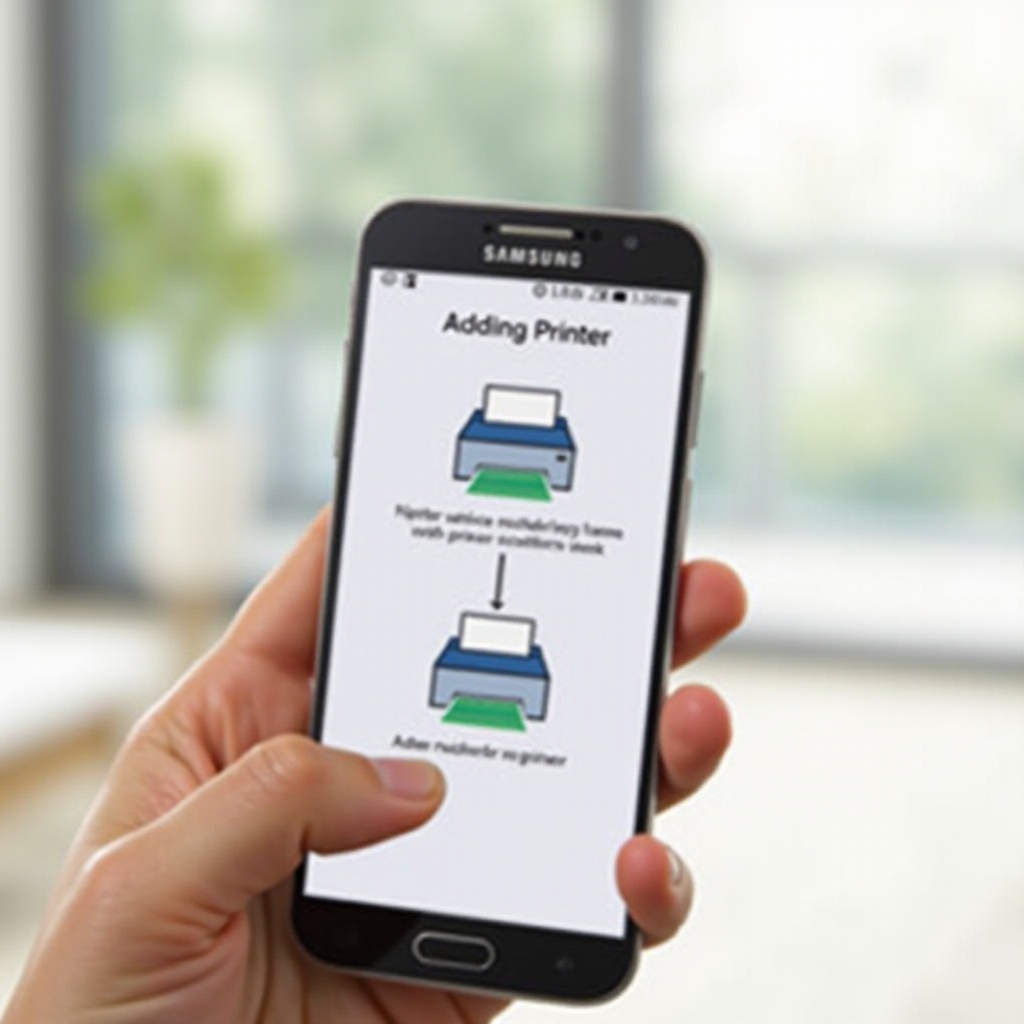 how to add printer to samsung phone